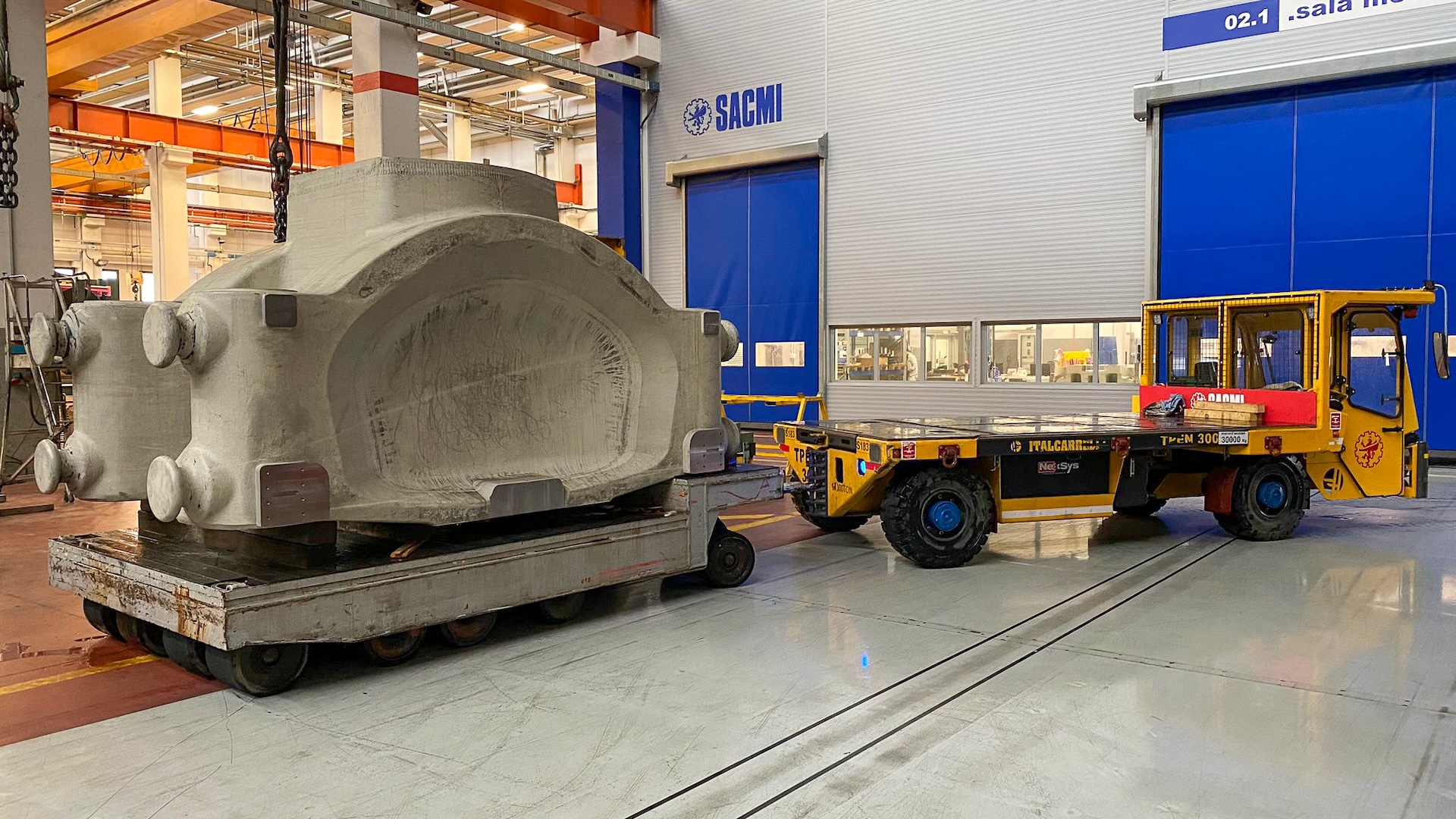 heavy load transporters with driver